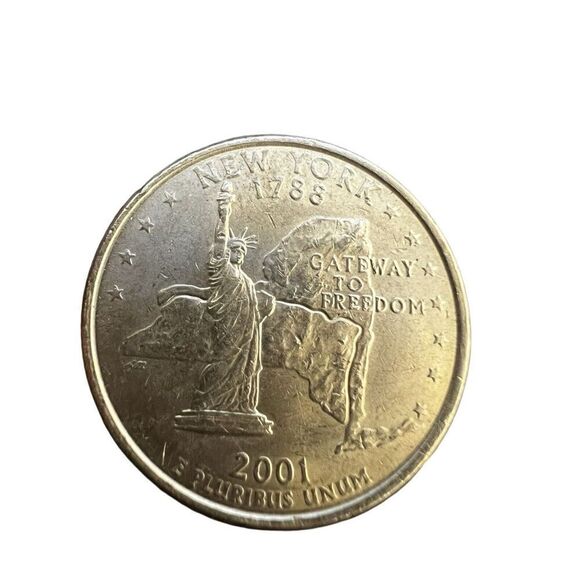 2001 New York Quarter P Mark - Picture 1 of 10